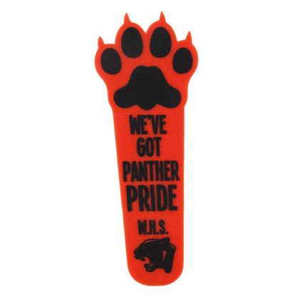 Custom 15" Paw Claw Foam Powerstick - Orange