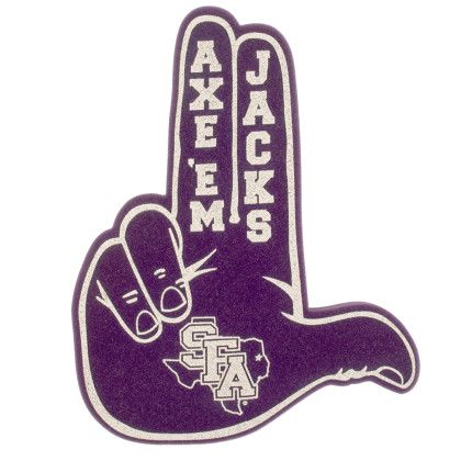 Custom 18" Double Finger Foam Mitt - Purple