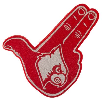 Custom 18" Double Finger Foam Mitt - Red