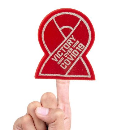 Custom 4.5" Awareness Ribbon Foam Mini - Red Custom 4.5" Awareness Ribbon Foam Mini - Red