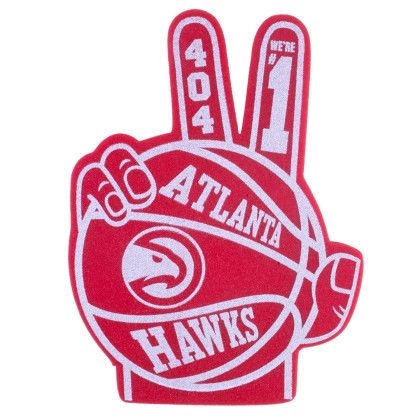 Custom 18" Basketball Victory Hand Mitt - Red
