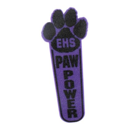 Custom 15" Paw Foam Powerstick - Purple