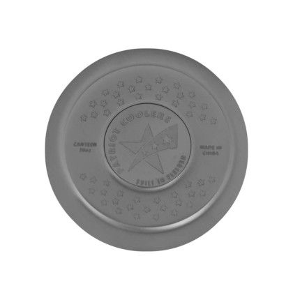 Custom Patriot 20 oz Canteen - Silver - Bottom view
