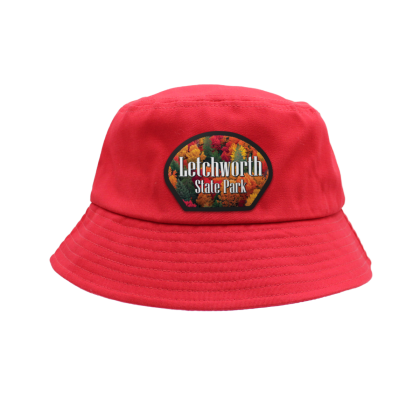 Custom Seeker Bucket Hat With Patch - Red