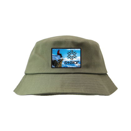 Custom Seeker Bucket Hat With Patch - Green