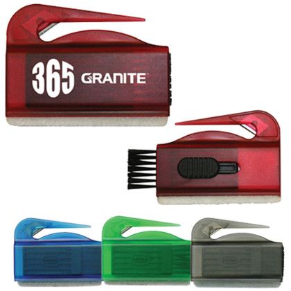 Custom Combo Letter Opener, Brush, and Screen Sweeper - All Colors Custom Combo Letter Opener, Brush, and Screen Sweeper - All Colors