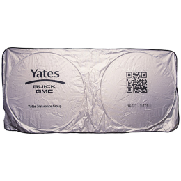 Custom Dual Panel Sun Shade - Standard Custom Dual Panel Sun Shade - Standard