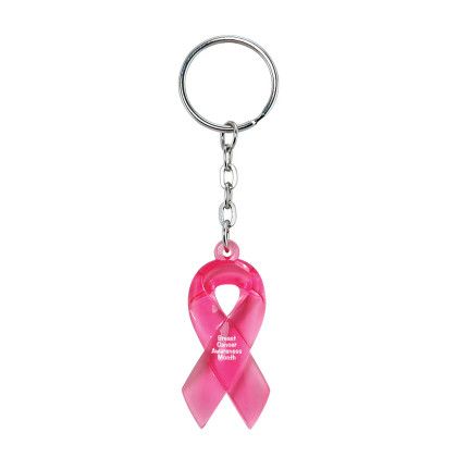 Custom Ribbon Keytag - Translucent pink Custom Ribbon Keytag - Translucent pink