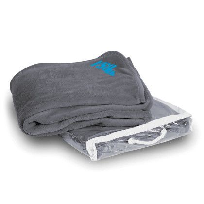 Custom Coral Fleece Blankets - Gray 