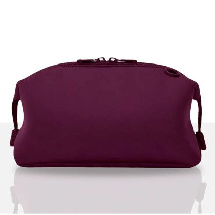 Custom THE HARBOR POUCH - Burgundy Front View