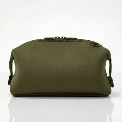 Custom THE HARBOR POUCH - Green Front View