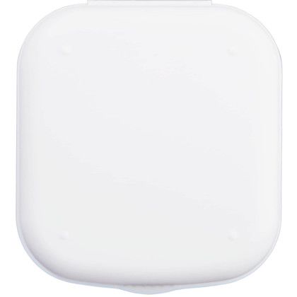 Custom Recycled Contact Lens Travel Kit - White front view Custom Recycled Contact Lens Travel Kit - White front view