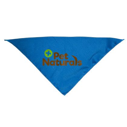Custom rPET Digitek Pet Bandana - Large - Blue 