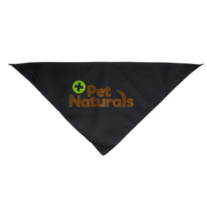 Custom rPET Digitek Pet Bandana - Large - Black 