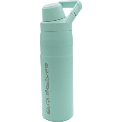 Custom Quiksilver Catalina 24 oz Stainless Steel Water Bottle - Beach Glass - Side View Custom Quiksilver Catalina 24 oz Stainless Steel Water Bottle - Beach Glass - Side View
