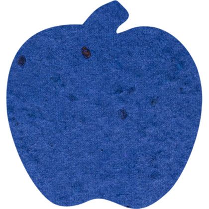 Custom Plantable Pin - Royal blue Apple