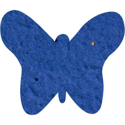 Custom Plantable Pin - Royal blue Butterfly