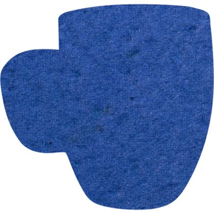 Custom Plantable Pin - Royal blue Coffee cup