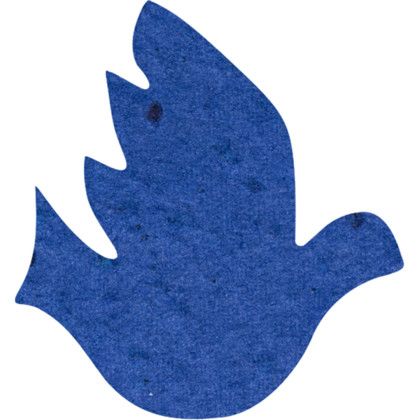 Custom Plantable Pin - Royal blue Dove