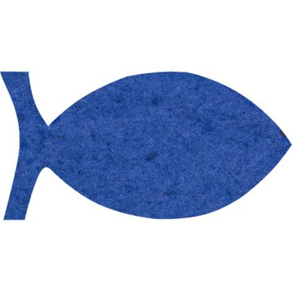 Custom Plantable Pin - Royal blue Fish