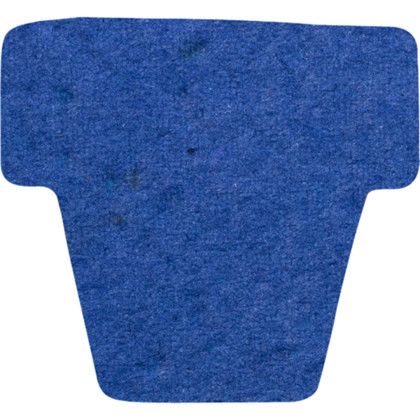 Custom Plantable Pin - Royal blue Flower pot