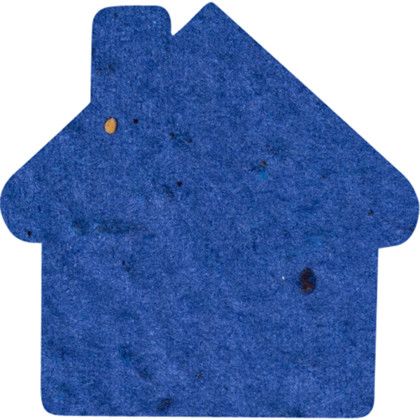 Custom Plantable Pin - Royal blue House