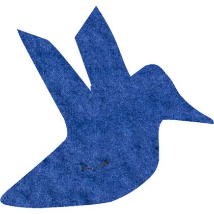 Custom Plantable Pin - Royal blue Hummingbird