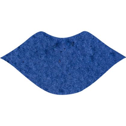 Custom Plantable Pin - Royal blue Lips