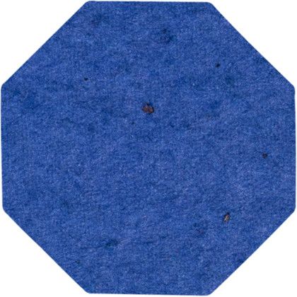 Custom Plantable Pin - Royal blue Stop sign
