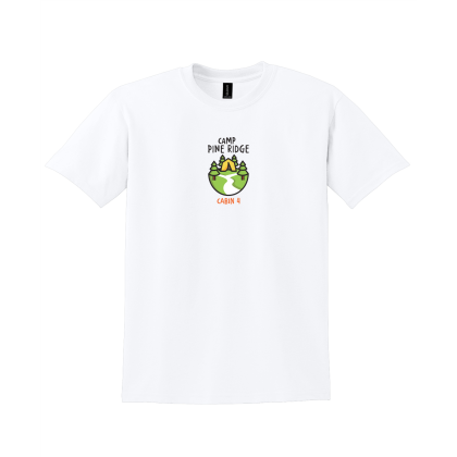 Custom White Gildan DryBlend T-Shirt - White 