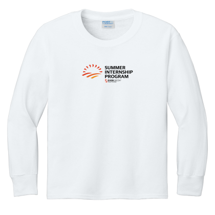 Custom Port & Company Youth Long Sleeve Core Cotton Tee