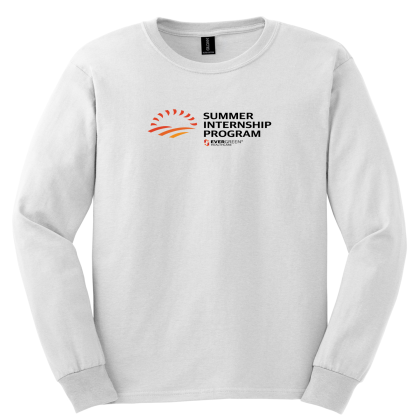 Custom Gildan Ultra Cotton Long Sleeve T-Shirt - White