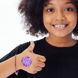 Custom Temporary Tattoo for Kids 2" x 2"