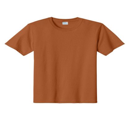 Custom Port & Company Essential Tee - Texas Orange Custom Port & Company Essential Tee - Texas Orange
