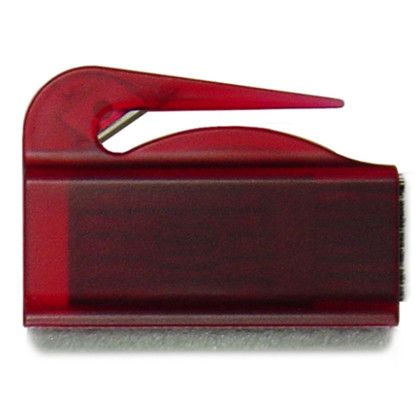 Custom Combo Letter Opener, Brush, and Screen Sweeper - Translucent Red Custom Combo Letter Opener, Brush, and Screen Sweeper - Translucent Red