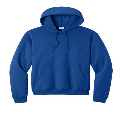 Custom Port & Company Core Fleece Pullover Hooded Sweatshirt - True Royal Blue Custom Port & Company Core Fleece Pullover Hooded Sweatshirt - True Royal Blue