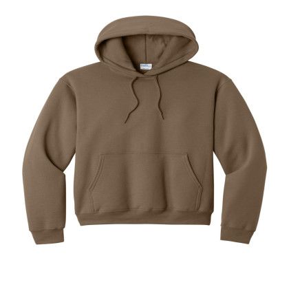 Custom Port & Company Core Fleece Pullover Hooded Sweatshirt - Woodland Brown Custom Port & Company Core Fleece Pullover Hooded Sweatshirt - Woodland Brown