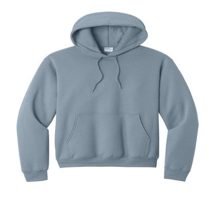 Custom Port & Company Core Fleece Pullover Hooded Sweatshirt - Stonewashed Blue Custom Port & Company Core Fleece Pullover Hooded Sweatshirt - Stonewashed Blue