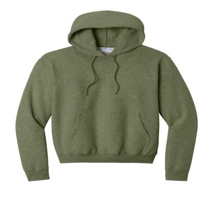 Custom Port & Company Core Fleece Pullover Hooded Sweatshirt - Olive Drab Green Heather Custom Port & Company Core Fleece Pullover Hooded Sweatshirt - Olive Drab Green Heather
