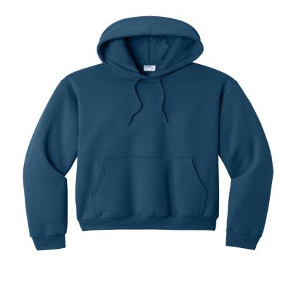 Custom Port & Company Core Fleece Pullover Hooded Sweatshirt - Neptune Blue Custom Port & Company Core Fleece Pullover Hooded Sweatshirt - Neptune Blue