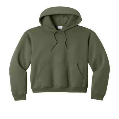 Custom Port & Company Core Fleece Pullover Hooded Sweatshirt - Olive Drab green Custom Port & Company Core Fleece Pullover Hooded Sweatshirt - Olive Drab green
