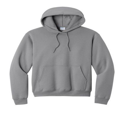 Custom Port & Company Core Fleece Pullover Hooded Sweatshirt - Medium Grey Custom Port & Company Core Fleece Pullover Hooded Sweatshirt - Medium Grey