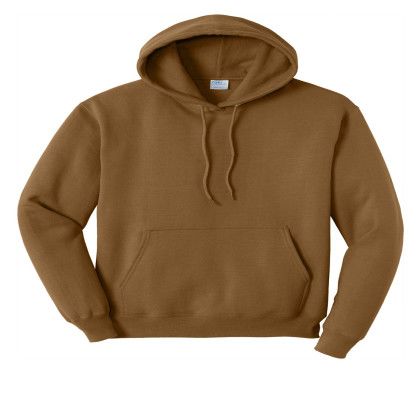 Custom Port & Company Core Fleece Pullover Hooded Sweatshirt - Duck brown Custom Port & Company Core Fleece Pullover Hooded Sweatshirt - Duck brown