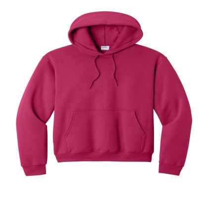 Custom Port & Company Core Fleece Pullover Hooded Sweatshirt - Flush Pink Custom Port & Company Core Fleece Pullover Hooded Sweatshirt - Flush Pink