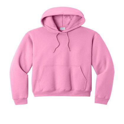 Custom Port & Company Core Fleece Pullover Hooded Sweatshirt - Candy Pink Custom Port & Company Core Fleece Pullover Hooded Sweatshirt - Candy Pink