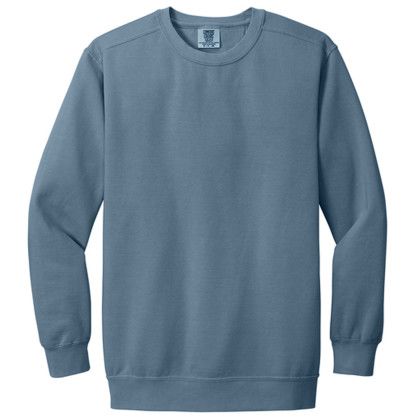 Custom Comfort Colors Ring Spun Crewneck Sweatshirt - Blue Jean