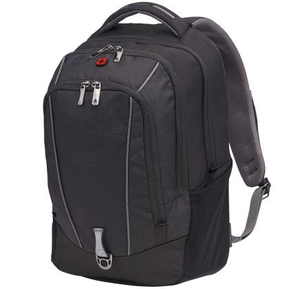 Custom Wenger Origins Recycled 15" Computer Backpack - Front View