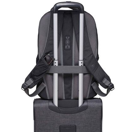 Custom Wenger Origins Recycled 15" Computer Backpack - Back View