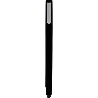 Custom Ambassador Square Ballpoint Stylus - Black back view Custom Ambassador Square Ballpoint Stylus - Black back view