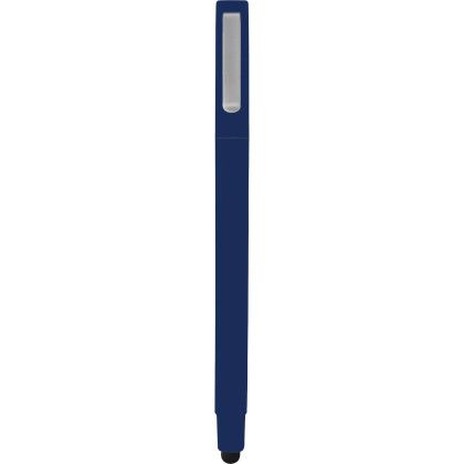 Custom Ambassador Square Ballpoint Stylus - Navy back view Custom Ambassador Square Ballpoint Stylus - Navy back view